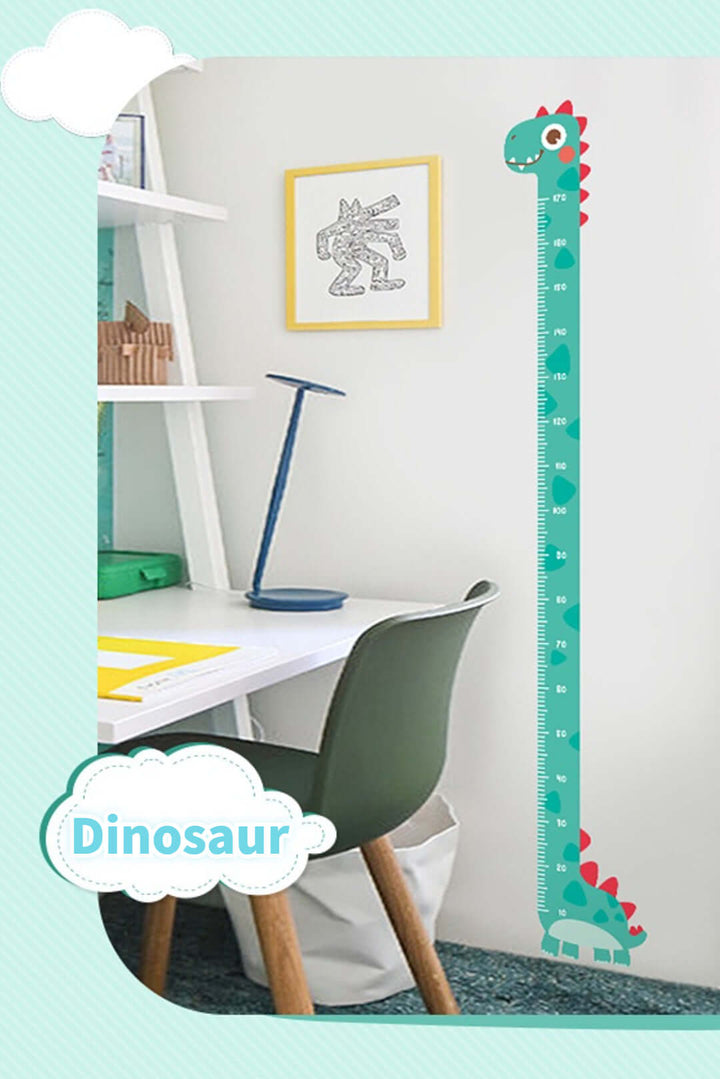 Unicorn Giraffe Dinosaur Baby Height Growth Chart Wall Sticker