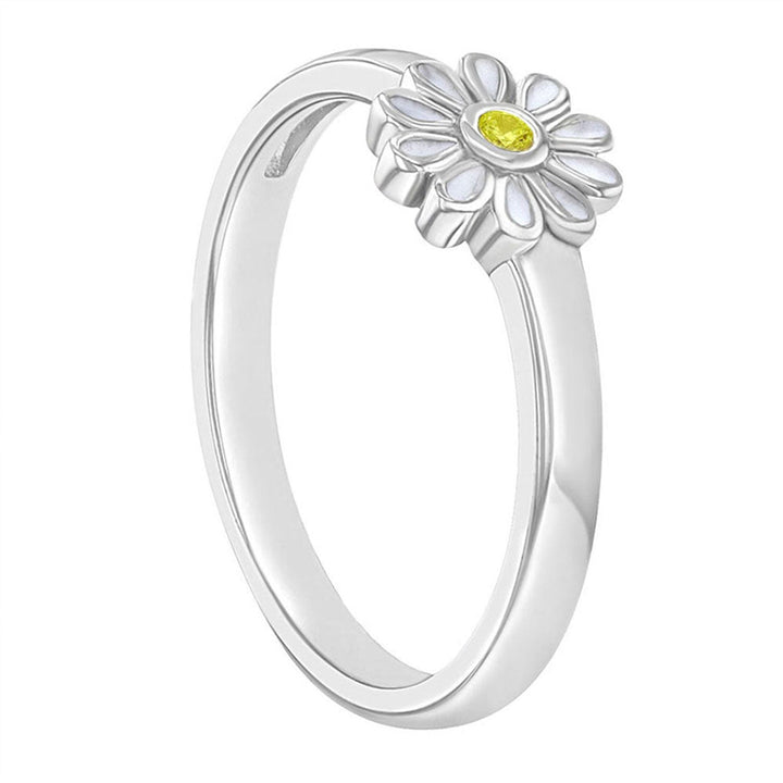 925 Sterling Silver Kids Daisy Ring