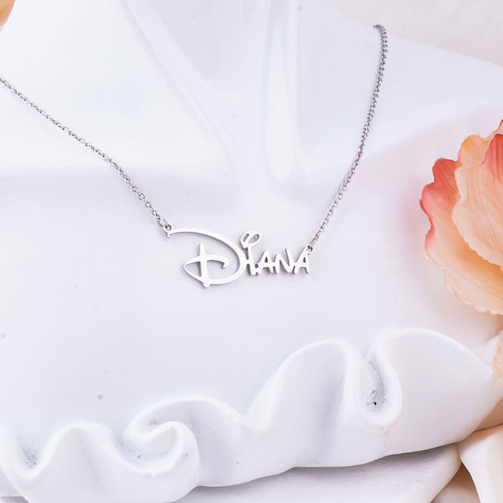 S925 Personalized Princess Name Necklace