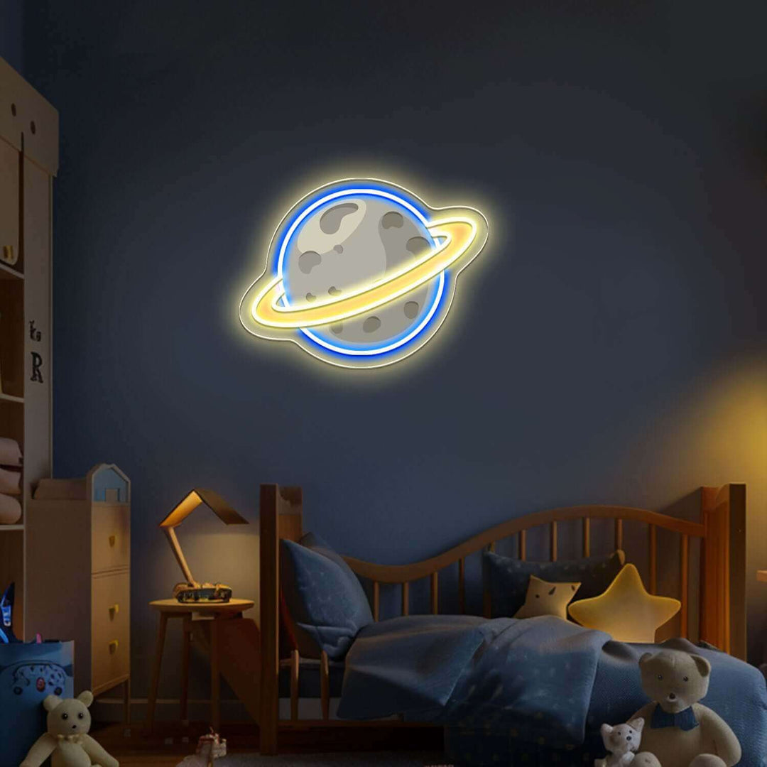 Planet Neon Sign