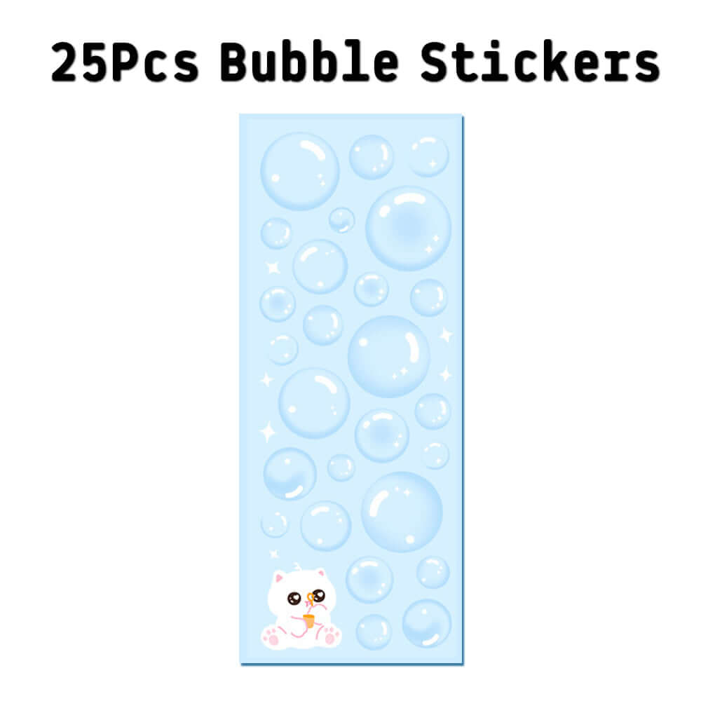 Accessories for wall lights -25 Pcs Water Bubble Stickers