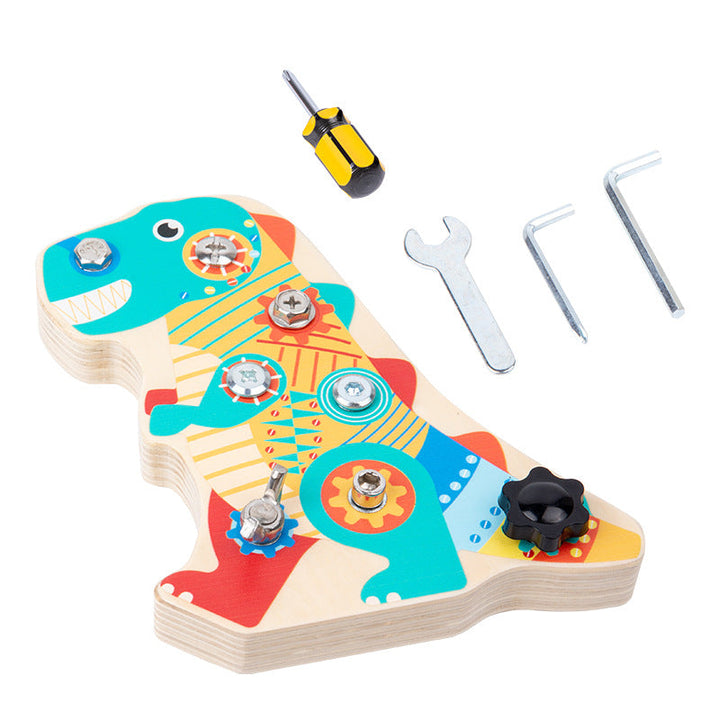 Fun Dinosaur Screwing Wooden Nut Removal Tool