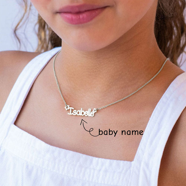 Star Elements Name Necklace