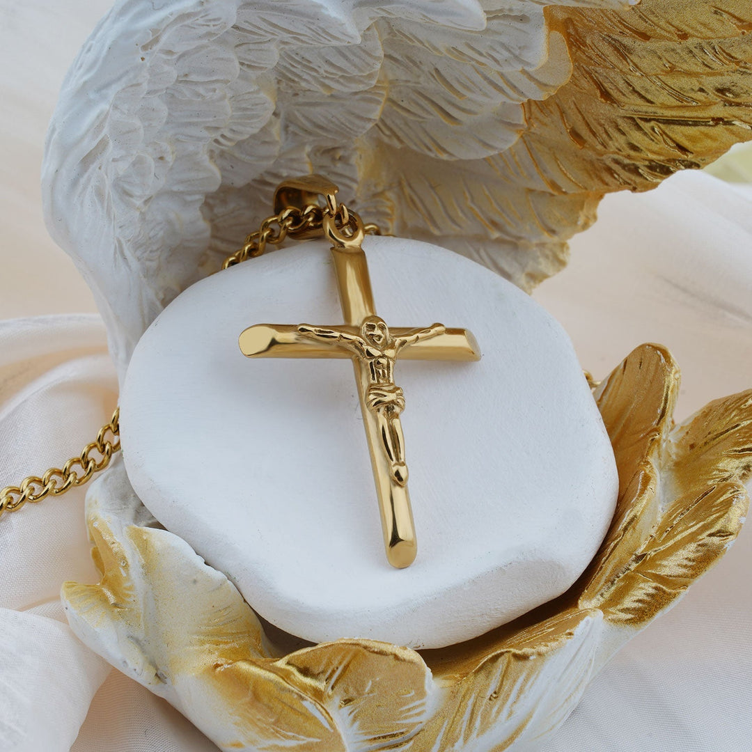 Sterling Silver Cross Kids Necklace