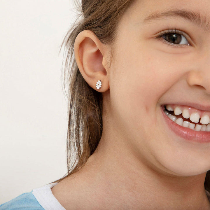 925 Sterling Silver Kids Daisy Ring