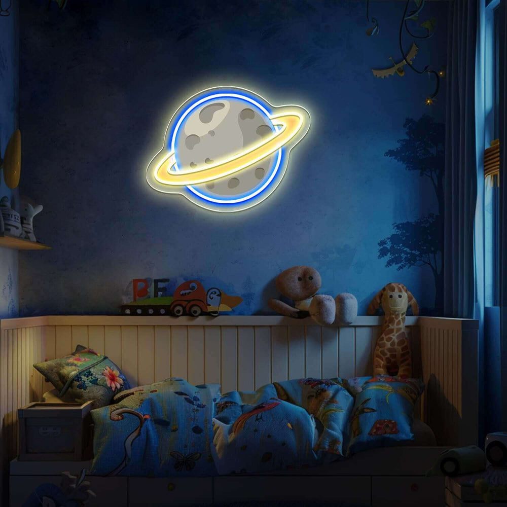 Planet Neon Sign