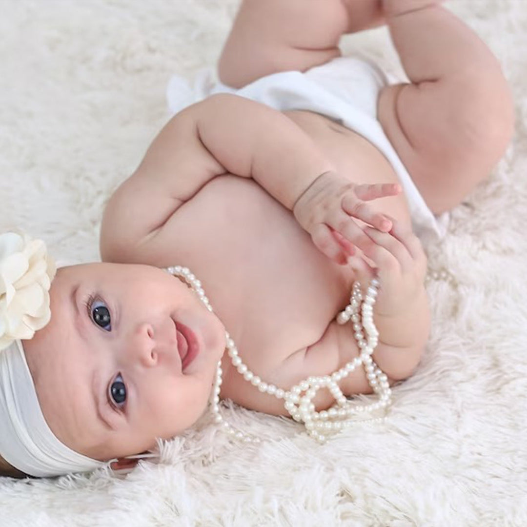 First Pearl Necklace for Baby or Girl