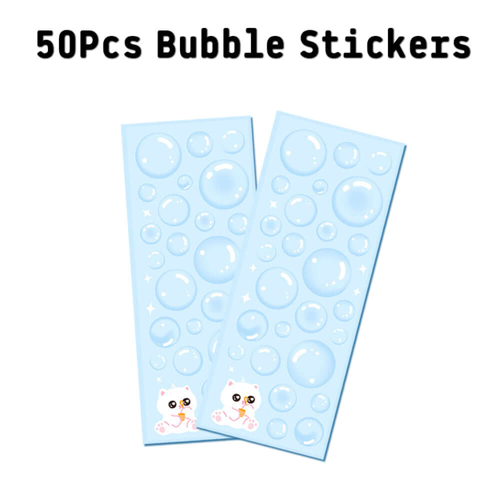 50 Pcs Water Bubble Stickers