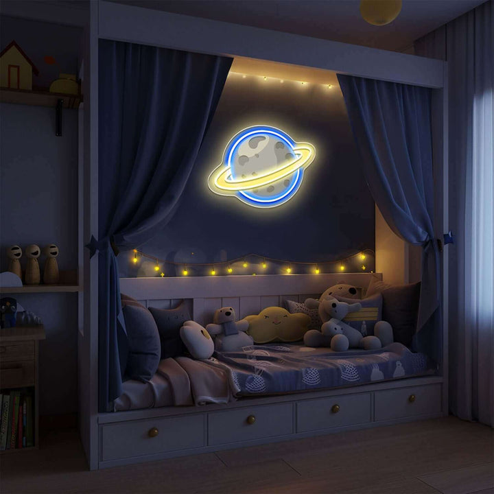 Planet Neon Sign