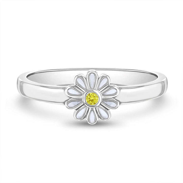 925 Sterling Silver Kids Daisy Ring