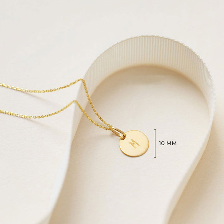 Engraved Kids Name Initials Necklace