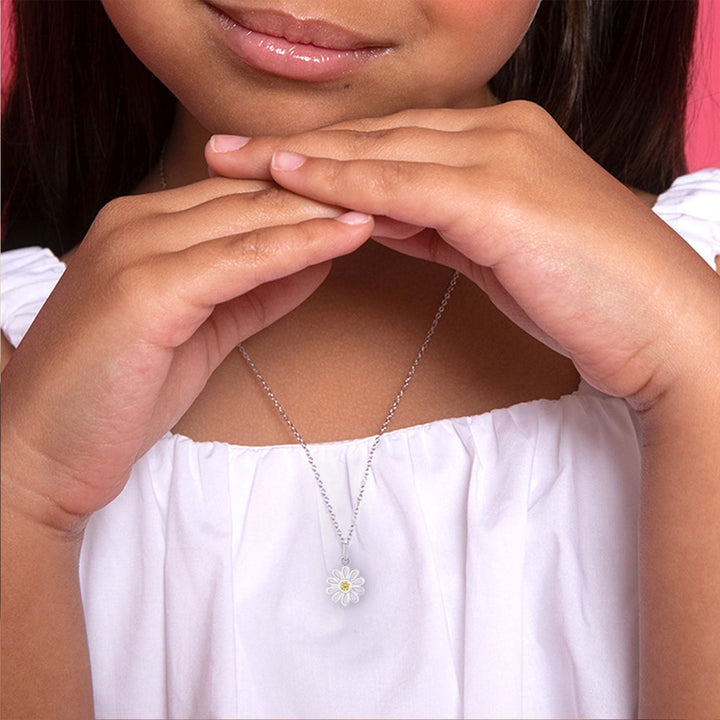 925 Sterling Silver Kids Daisy Ring