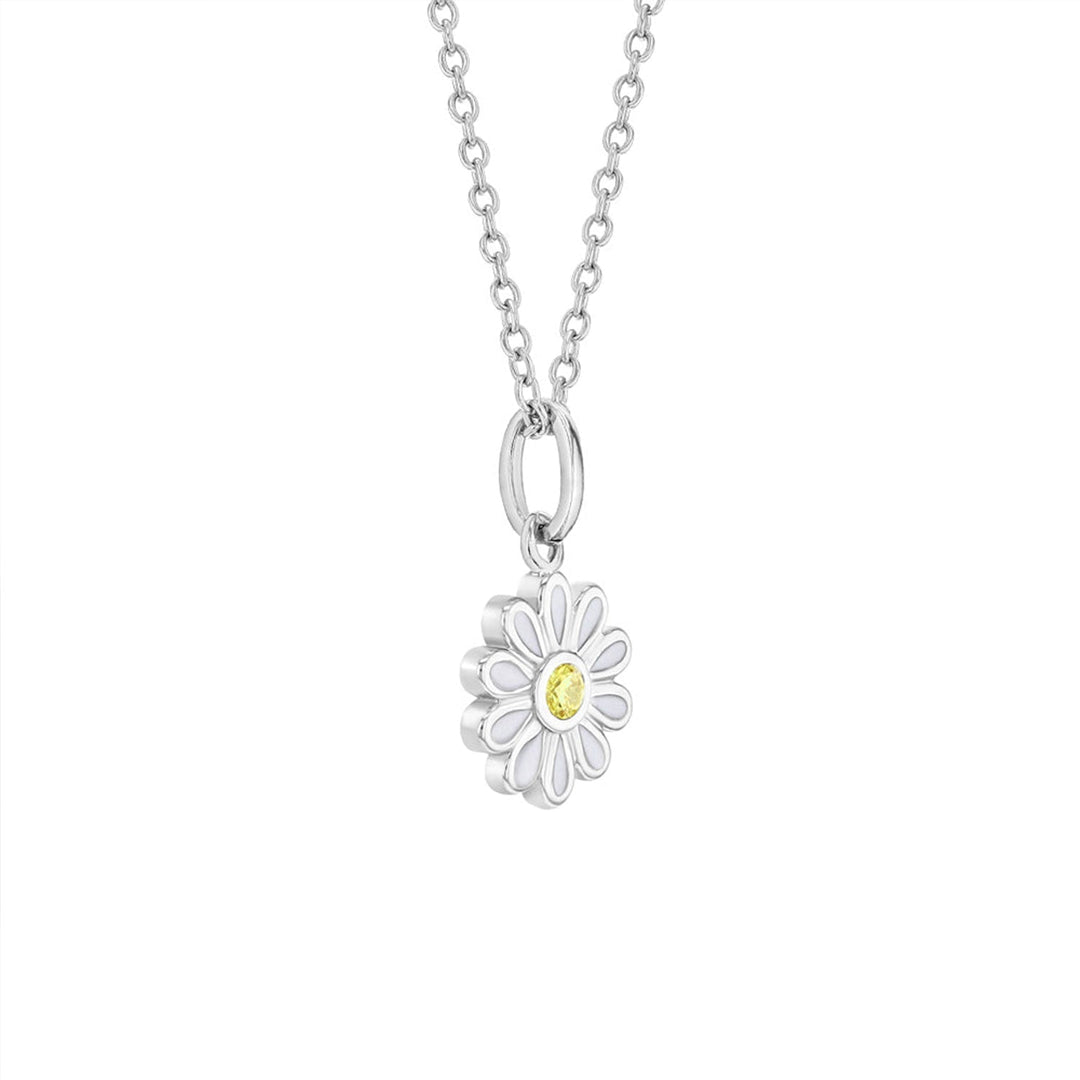 925 Sterling Silver Kids Daisy Earrings