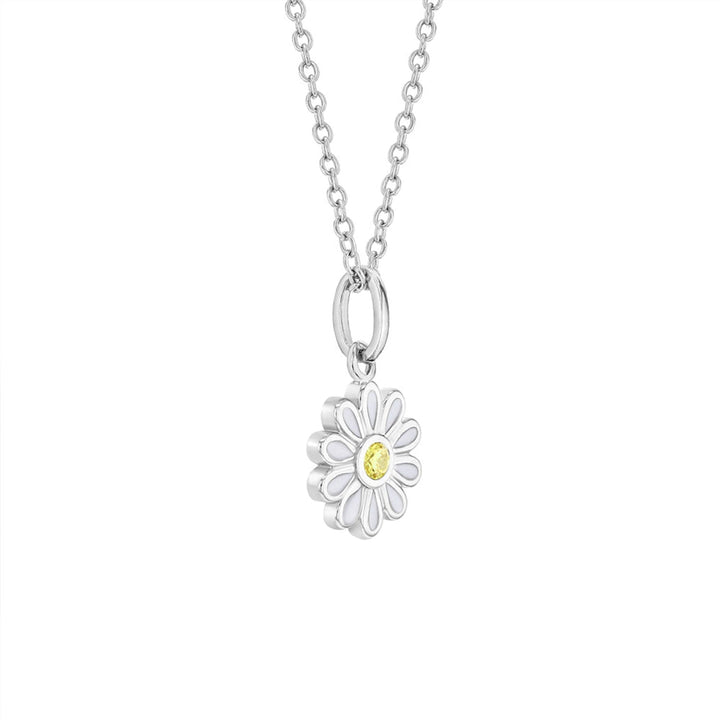 925 Sterling Silver Kids Daisy Earrings