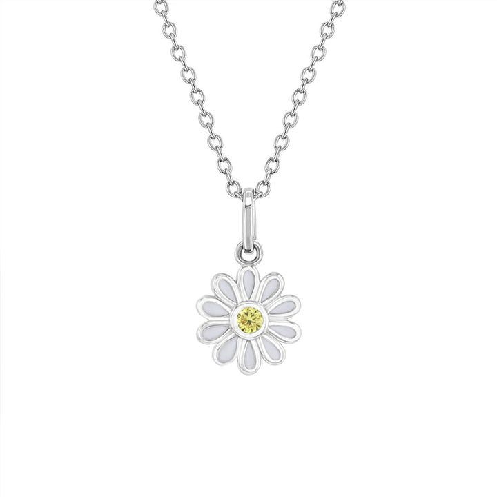 925 Sterling Silver Kids Daisy Earrings