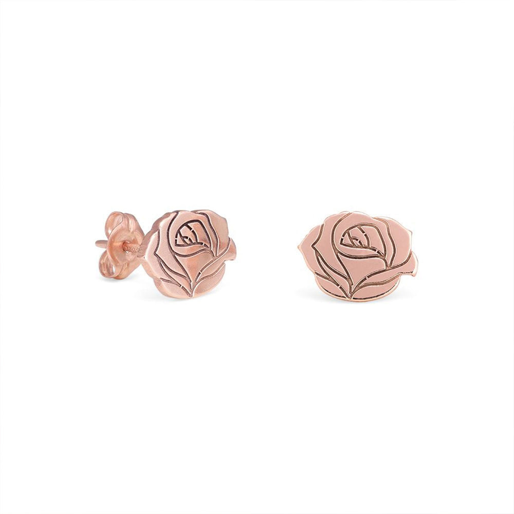 925 Sterling Silver Kids Birthday Flower Earrings