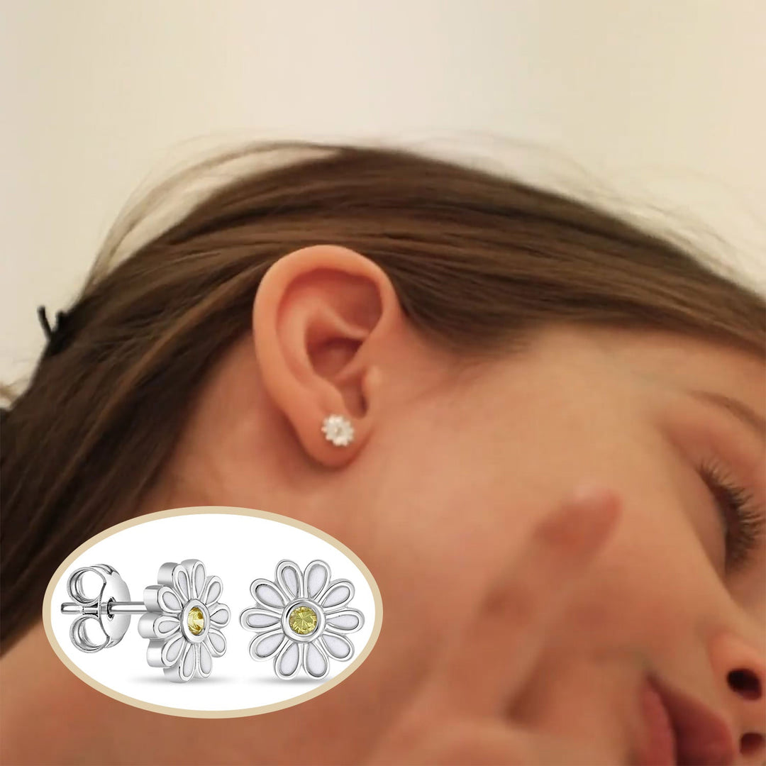 925 Sterling Silver Kids Daisy Ring