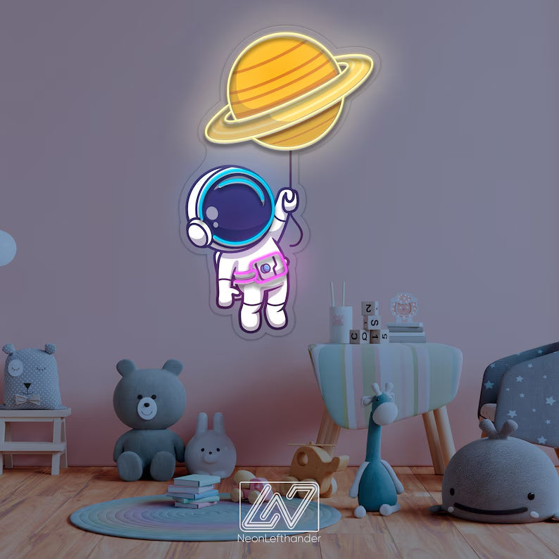 Astronaut Neon Sign