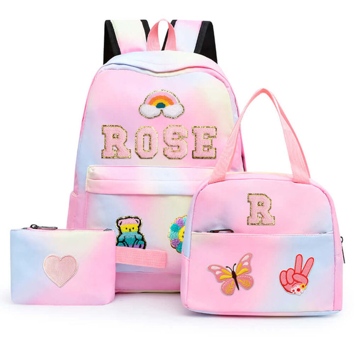 Custom Kids Back to School Patch Backpack