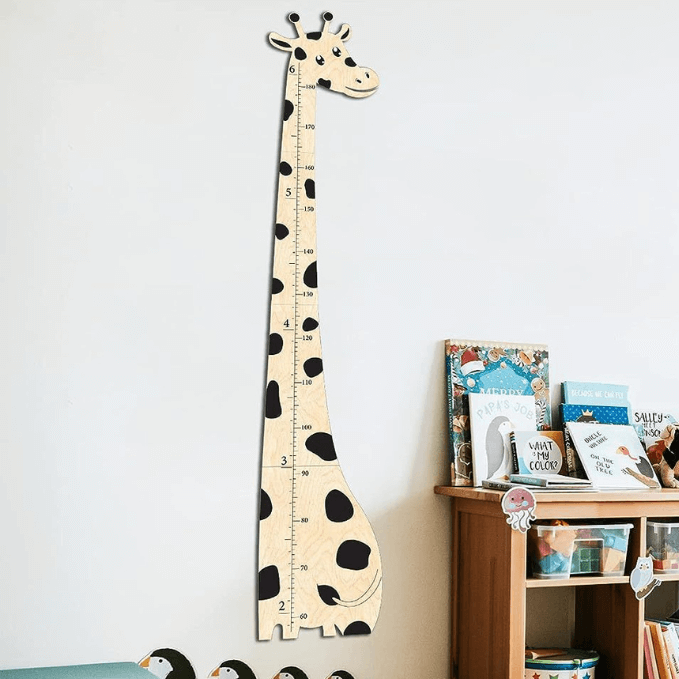 Wooden Baby Height Growth Chart Ruler For Kids