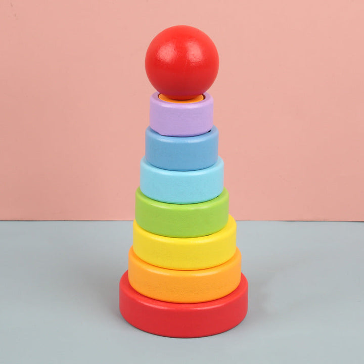 Wooden Rainbow Stacker