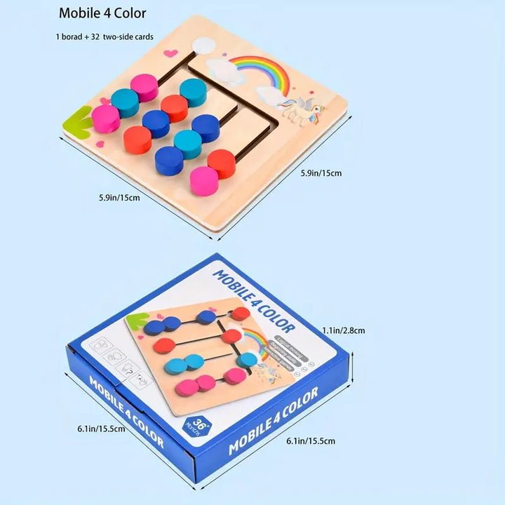 Montessori Learning Toys Slide Puzzle
