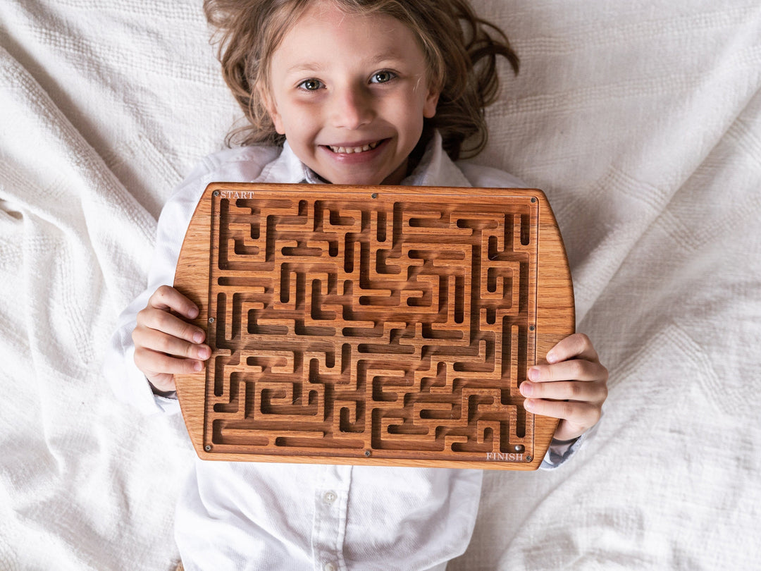 Wooden Toy Kids Maze Game