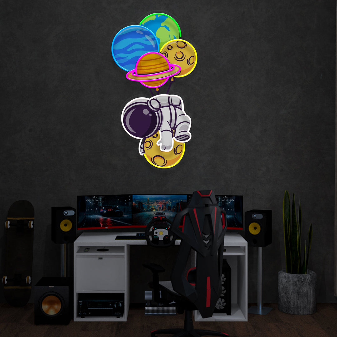 Astronaut Neon Sign