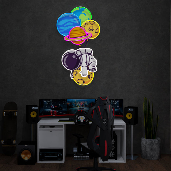 Astronaut Neon Sign