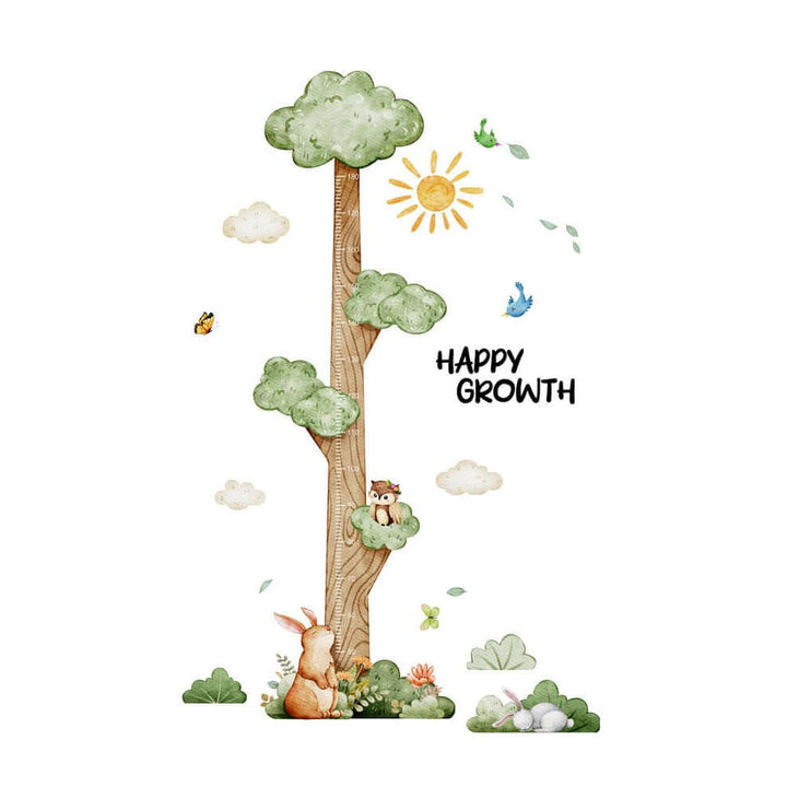 Height Chart Wall Decals Tree Growth Chart Stickers for Kids