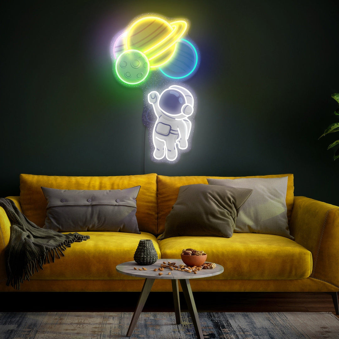 Astronaut Neon Sign